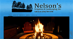 Desktop Screenshot of nelsonsirrigationandlandscaping.com